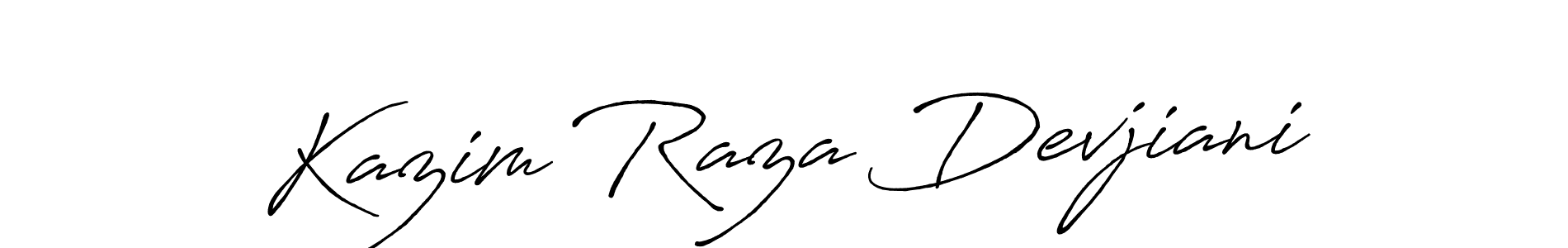 You can use this online signature creator to create a handwritten signature for the name Kazim Raza Devjiani. This is the best online autograph maker. Kazim Raza Devjiani signature style 7 images and pictures png
