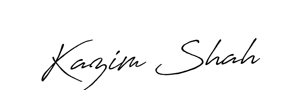 Best and Professional Signature Style for Kazim Shah. Antro_Vectra_Bolder Best Signature Style Collection. Kazim Shah signature style 7 images and pictures png