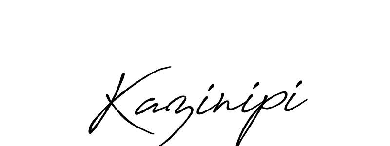 You should practise on your own different ways (Antro_Vectra_Bolder) to write your name (Kazinipi) in signature. don't let someone else do it for you. Kazinipi signature style 7 images and pictures png