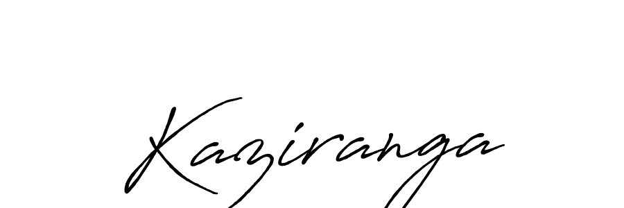 Kaziranga stylish signature style. Best Handwritten Sign (Antro_Vectra_Bolder) for my name. Handwritten Signature Collection Ideas for my name Kaziranga. Kaziranga signature style 7 images and pictures png