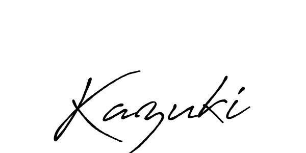 It looks lik you need a new signature style for name Kazuki. Design unique handwritten (Antro_Vectra_Bolder) signature with our free signature maker in just a few clicks. Kazuki signature style 7 images and pictures png