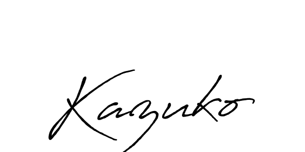 Best and Professional Signature Style for Kazuko. Antro_Vectra_Bolder Best Signature Style Collection. Kazuko signature style 7 images and pictures png