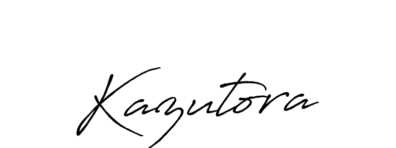 How to make Kazutora signature? Antro_Vectra_Bolder is a professional autograph style. Create handwritten signature for Kazutora name. Kazutora signature style 7 images and pictures png