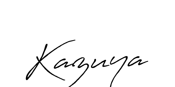 if you are searching for the best signature style for your name Kazuya. so please give up your signature search. here we have designed multiple signature styles  using Antro_Vectra_Bolder. Kazuya signature style 7 images and pictures png