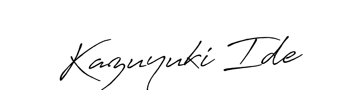 Best and Professional Signature Style for Kazuyuki Ide. Antro_Vectra_Bolder Best Signature Style Collection. Kazuyuki Ide signature style 7 images and pictures png