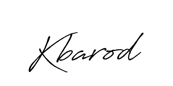 Use a signature maker to create a handwritten signature online. With this signature software, you can design (Antro_Vectra_Bolder) your own signature for name Kbarod. Kbarod signature style 7 images and pictures png