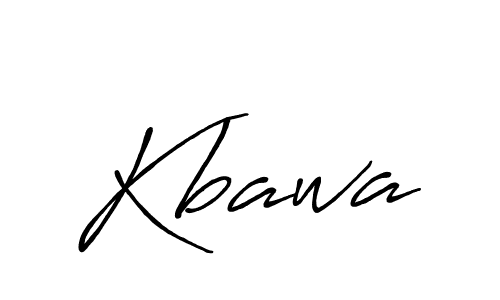 Design your own signature with our free online signature maker. With this signature software, you can create a handwritten (Antro_Vectra_Bolder) signature for name Kbawa. Kbawa signature style 7 images and pictures png