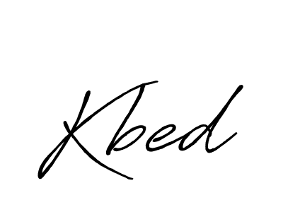 Make a beautiful signature design for name Kbed. With this signature (Antro_Vectra_Bolder) style, you can create a handwritten signature for free. Kbed signature style 7 images and pictures png