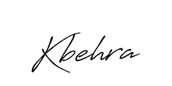 Design your own signature with our free online signature maker. With this signature software, you can create a handwritten (Antro_Vectra_Bolder) signature for name Kbehra. Kbehra signature style 7 images and pictures png