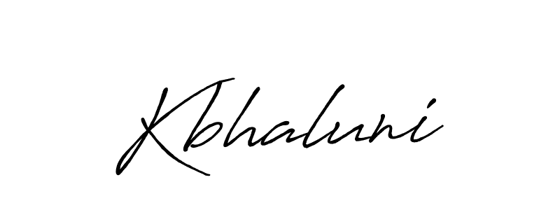 How to make Kbhaluni signature? Antro_Vectra_Bolder is a professional autograph style. Create handwritten signature for Kbhaluni name. Kbhaluni signature style 7 images and pictures png