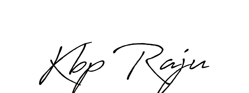 Make a beautiful signature design for name Kbp Raju. With this signature (Antro_Vectra_Bolder) style, you can create a handwritten signature for free. Kbp Raju signature style 7 images and pictures png