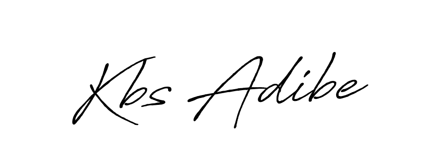 Also we have Kbs Adibe name is the best signature style. Create professional handwritten signature collection using Antro_Vectra_Bolder autograph style. Kbs Adibe signature style 7 images and pictures png