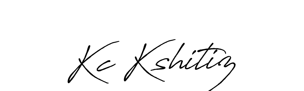 The best way (Antro_Vectra_Bolder) to make a short signature is to pick only two or three words in your name. The name Kc Kshitiz include a total of six letters. For converting this name. Kc Kshitiz signature style 7 images and pictures png