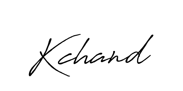 Once you've used our free online signature maker to create your best signature Antro_Vectra_Bolder style, it's time to enjoy all of the benefits that Kchand name signing documents. Kchand signature style 7 images and pictures png