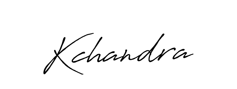 How to Draw Kchandra signature style? Antro_Vectra_Bolder is a latest design signature styles for name Kchandra. Kchandra signature style 7 images and pictures png