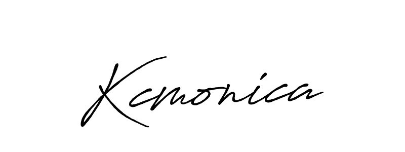 You should practise on your own different ways (Antro_Vectra_Bolder) to write your name (Kcmonica) in signature. don't let someone else do it for you. Kcmonica signature style 7 images and pictures png