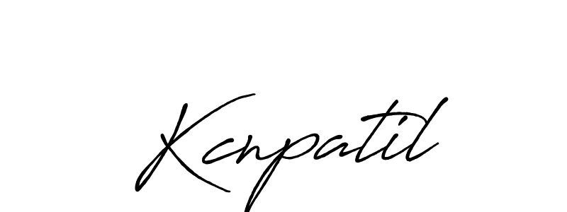 It looks lik you need a new signature style for name Kcnpatil. Design unique handwritten (Antro_Vectra_Bolder) signature with our free signature maker in just a few clicks. Kcnpatil signature style 7 images and pictures png
