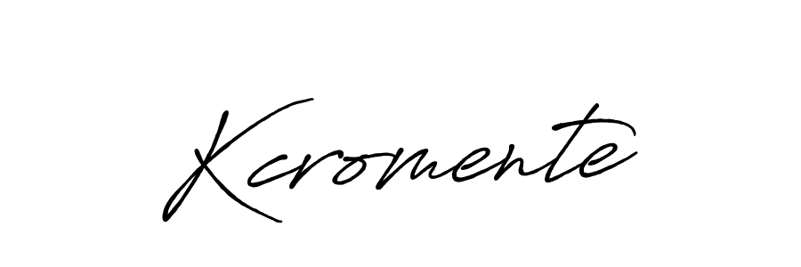 The best way (Antro_Vectra_Bolder) to make a short signature is to pick only two or three words in your name. The name Kcromente include a total of six letters. For converting this name. Kcromente signature style 7 images and pictures png