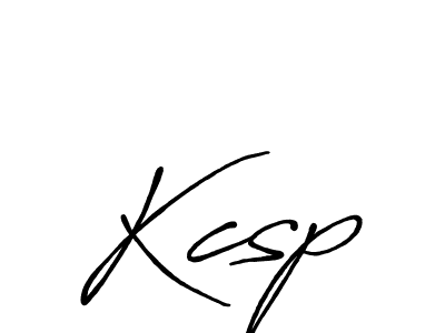 Design your own signature with our free online signature maker. With this signature software, you can create a handwritten (Antro_Vectra_Bolder) signature for name Kcsp. Kcsp signature style 7 images and pictures png