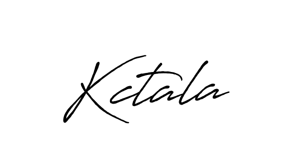 Create a beautiful signature design for name Kctala. With this signature (Antro_Vectra_Bolder) fonts, you can make a handwritten signature for free. Kctala signature style 7 images and pictures png