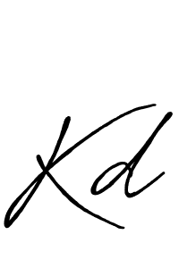 Create a beautiful signature design for name Kd. With this signature (Antro_Vectra_Bolder) fonts, you can make a handwritten signature for free. Kd signature style 7 images and pictures png