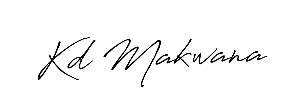 How to make Kd Makwana signature? Antro_Vectra_Bolder is a professional autograph style. Create handwritten signature for Kd Makwana name. Kd Makwana signature style 7 images and pictures png