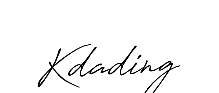 The best way (Antro_Vectra_Bolder) to make a short signature is to pick only two or three words in your name. The name Kdading include a total of six letters. For converting this name. Kdading signature style 7 images and pictures png