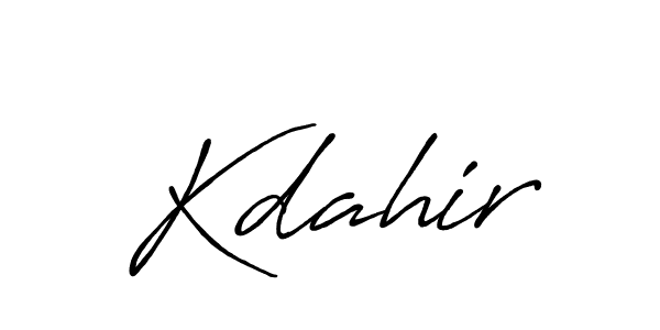 How to Draw Kdahir signature style? Antro_Vectra_Bolder is a latest design signature styles for name Kdahir. Kdahir signature style 7 images and pictures png