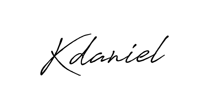 Kdaniel stylish signature style. Best Handwritten Sign (Antro_Vectra_Bolder) for my name. Handwritten Signature Collection Ideas for my name Kdaniel. Kdaniel signature style 7 images and pictures png