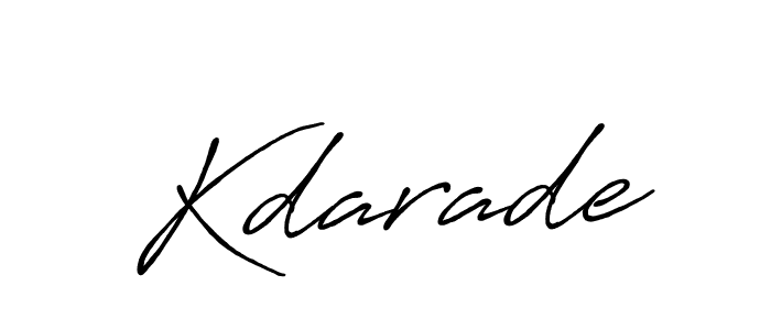 Also we have Kdarade name is the best signature style. Create professional handwritten signature collection using Antro_Vectra_Bolder autograph style. Kdarade signature style 7 images and pictures png