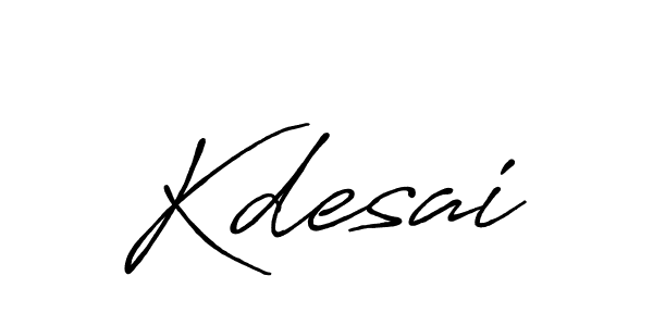 How to make Kdesai signature? Antro_Vectra_Bolder is a professional autograph style. Create handwritten signature for Kdesai name. Kdesai signature style 7 images and pictures png