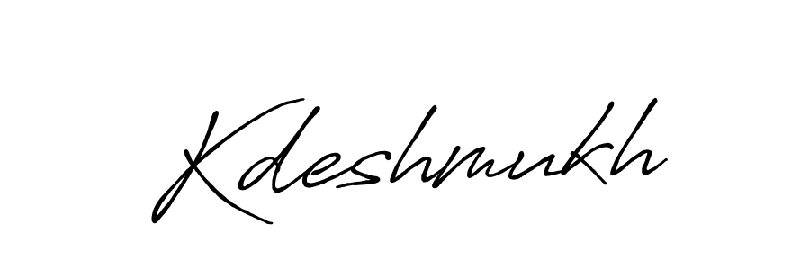 Design your own signature with our free online signature maker. With this signature software, you can create a handwritten (Antro_Vectra_Bolder) signature for name Kdeshmukh. Kdeshmukh signature style 7 images and pictures png