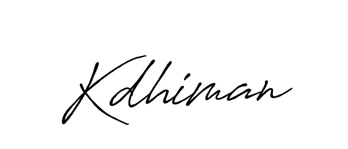 if you are searching for the best signature style for your name Kdhiman. so please give up your signature search. here we have designed multiple signature styles  using Antro_Vectra_Bolder. Kdhiman signature style 7 images and pictures png