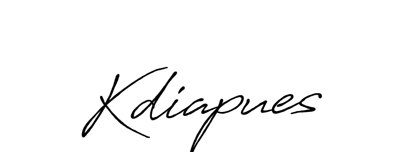The best way (Antro_Vectra_Bolder) to make a short signature is to pick only two or three words in your name. The name Kdiapues include a total of six letters. For converting this name. Kdiapues signature style 7 images and pictures png