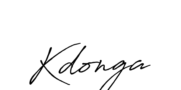 Design your own signature with our free online signature maker. With this signature software, you can create a handwritten (Antro_Vectra_Bolder) signature for name Kdonga. Kdonga signature style 7 images and pictures png