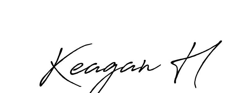 Also we have Keagan H name is the best signature style. Create professional handwritten signature collection using Antro_Vectra_Bolder autograph style. Keagan H signature style 7 images and pictures png