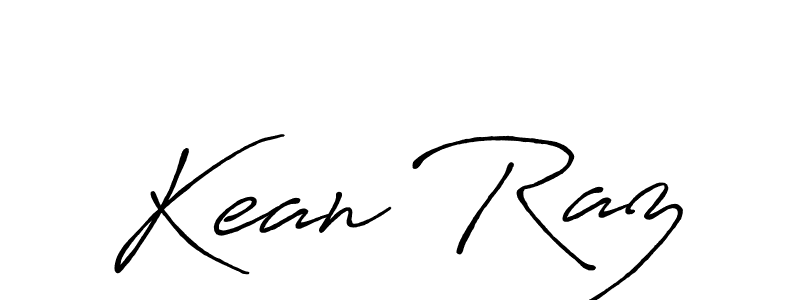 Design your own signature with our free online signature maker. With this signature software, you can create a handwritten (Antro_Vectra_Bolder) signature for name Kean Raz. Kean Raz signature style 7 images and pictures png