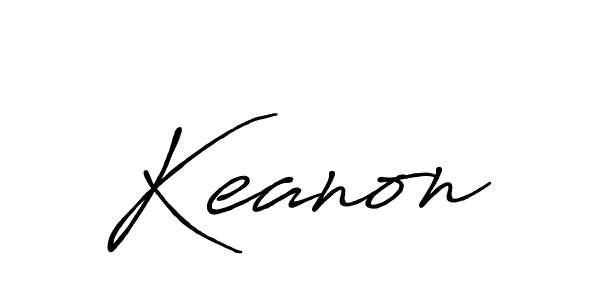 You should practise on your own different ways (Antro_Vectra_Bolder) to write your name (Keanon) in signature. don't let someone else do it for you. Keanon signature style 7 images and pictures png