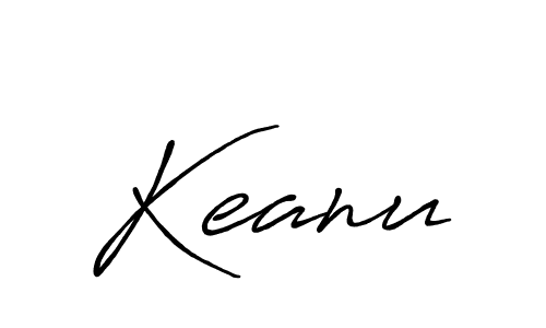 How to make Keanu signature? Antro_Vectra_Bolder is a professional autograph style. Create handwritten signature for Keanu name. Keanu signature style 7 images and pictures png