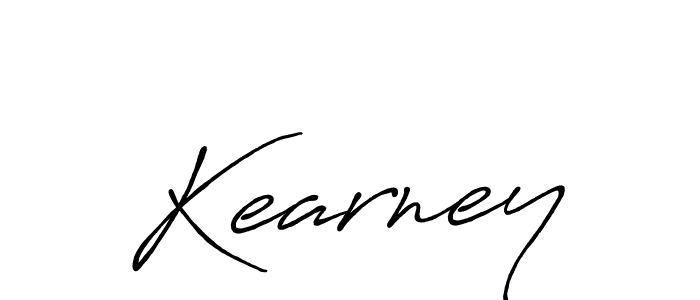 Use a signature maker to create a handwritten signature online. With this signature software, you can design (Antro_Vectra_Bolder) your own signature for name Kearney. Kearney signature style 7 images and pictures png