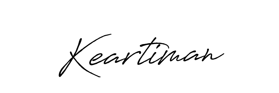 if you are searching for the best signature style for your name Keartiman. so please give up your signature search. here we have designed multiple signature styles  using Antro_Vectra_Bolder. Keartiman signature style 7 images and pictures png