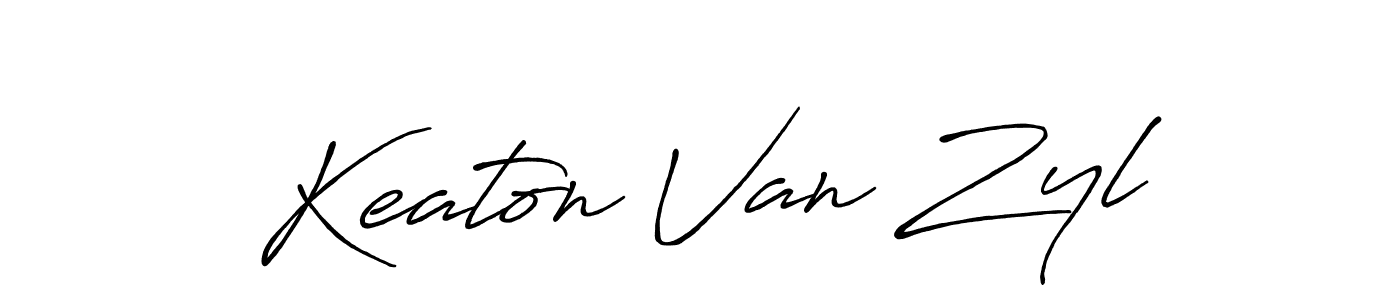 Design your own signature with our free online signature maker. With this signature software, you can create a handwritten (Antro_Vectra_Bolder) signature for name Keaton Van Zyl. Keaton Van Zyl signature style 7 images and pictures png