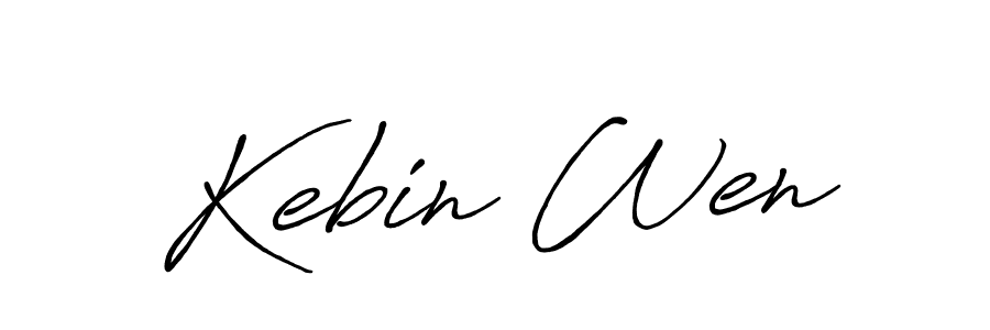 Here are the top 10 professional signature styles for the name Kebin Wen. These are the best autograph styles you can use for your name. Kebin Wen signature style 7 images and pictures png