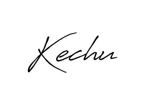 Design your own signature with our free online signature maker. With this signature software, you can create a handwritten (Antro_Vectra_Bolder) signature for name Kechu. Kechu signature style 7 images and pictures png