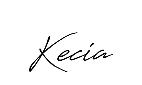 Make a beautiful signature design for name Kecia. With this signature (Antro_Vectra_Bolder) style, you can create a handwritten signature for free. Kecia signature style 7 images and pictures png