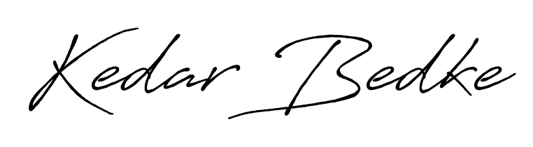 Looking for an artistic signature for Kedar Bedke? The Antro_Vectra_Bolder calligraphy style gives a sophisticated flow suitable for business cards and emails. Kedar Bedke signature style 7 images and pictures png