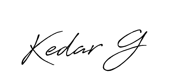 The best way (Antro_Vectra_Bolder) to make a short signature is to pick only two or three words in your name. The name Kedar G include a total of six letters. For converting this name. Kedar G signature style 7 images and pictures png