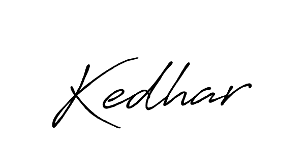 Create a beautiful signature design for name Kedhar. With this signature (Antro_Vectra_Bolder) fonts, you can make a handwritten signature for free. Kedhar signature style 7 images and pictures png