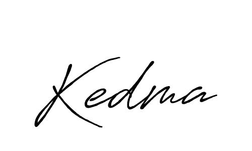 Make a beautiful signature design for name Kedma. With this signature (Antro_Vectra_Bolder) style, you can create a handwritten signature for free. Kedma signature style 7 images and pictures png