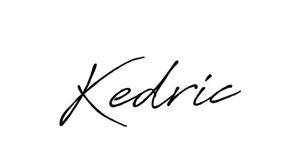 Use a signature maker to create a handwritten signature online. With this signature software, you can design (Antro_Vectra_Bolder) your own signature for name Kedric. Kedric signature style 7 images and pictures png